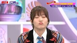 AKB48の宮崎美穂と岡部麟がキス顔共演　魅惑のひとことにクロちゃん「コメントでグッときた」