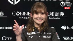 優勝争いの喜びを胸に 日向藍子、万感のトップ「ここに座れることが本当にうれしい」と涙も／麻雀・Mリーグ