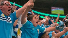 女性サポーターが見せた「天と地」リアクションにFIFA公式映像が注目 その“落差っぷり”がすごい