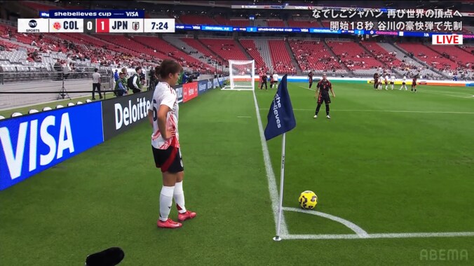 右も左も自由自在！ 超新星・谷川萌々子の“絶品クロス”に称賛の嵐「無双だ」「精度たかすぎ」「まじ天才」「戦術ももこ」19歳なでしこがゴラッソ直後に完璧アシスト 5枚目