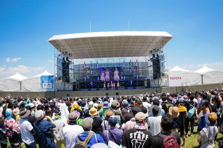 妄キャリ×でんぱ組コラボユニット、“阿蘇ロックフェス”で初共演