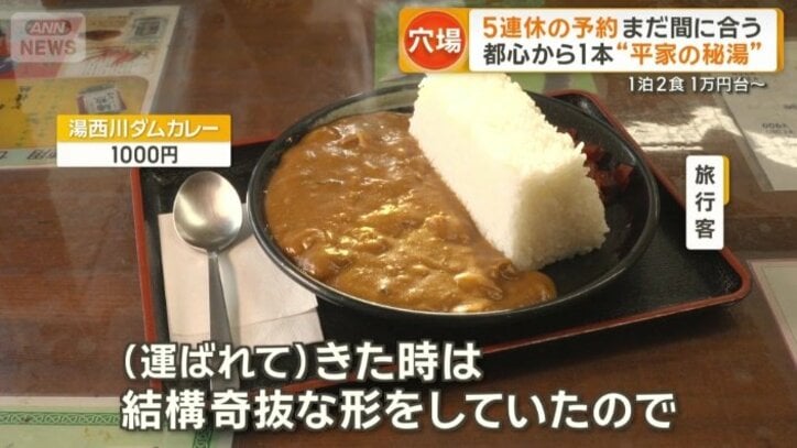 湯西川ダムカレー
