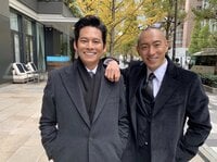 市川海老蔵『SUITS/スーツ』で織田裕二と2ショット「豪華過ぎ」「クラクラしそう」の声
