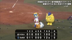 横浜DeNA　後半戦最初のカードで3連勝　マスコットたちもご機嫌