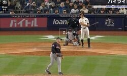 打撃練習かよ！ “ヤンキースの怪力男”に「ドン引き」 スタントンの“確信歩き”爆速豪快弾が「見たことない」「ヤバすぎ」