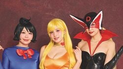 花咲楓香＆波崎天結＆成瀬いな、アニメヒロインに扮した夢の競演 水着にランジェリーも 『週プレ』登場