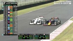 抑えきった…直後に一瞬でどんでん返し！　“F1候補生”が神業オーバーテイク「上手い」「アウトから」ファン驚愕