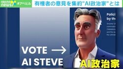 イギリスで“AI政治家”が出馬！ 「多数の意見を聞くだけではポピュリズムの危険も？」「リーダーシップ発揮できる？」“直撃取材“への回答は