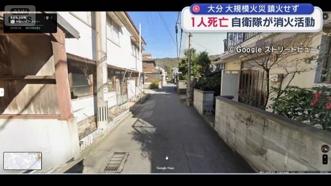 車一台がやっと通れるほどの道