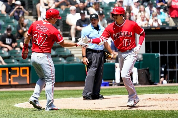 大谷翔平＆トラウト、どちらも譲らずの相乗効果 “トラウタニ弾”5戦5勝で不敗神話は今日も継続 1枚目