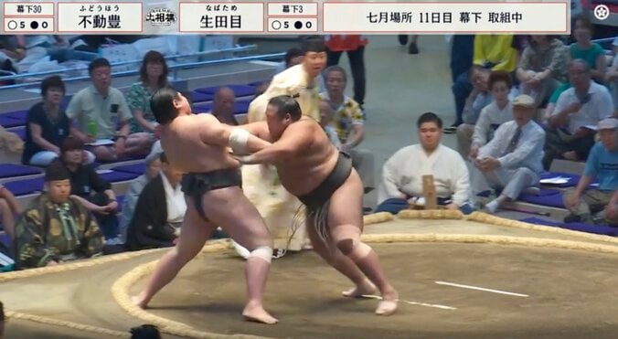 幕下全勝対決でたった2秒の瞬殺劇…完全復活の“連勝キラー”、驚異の電車道に「レベチ」「格が違った」ファン騒然 2枚目
