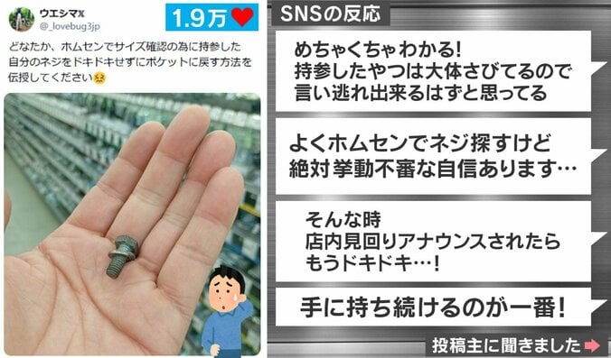 買い物中に感じがちな不安
