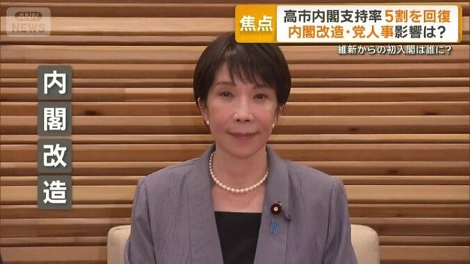 注目されている内閣改造