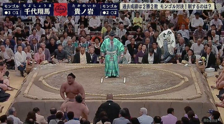 モンゴル出身力士対決にファンほっこり 土俵下での“お腹ぽんぽん”に「やさしくてかわいい」