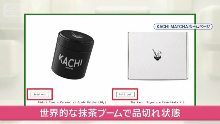 世界的な抹茶ブームで…