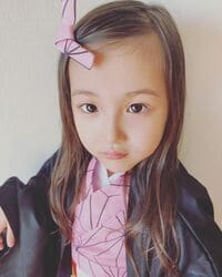 宮崎莉里沙がハロウィン仮装で「鬼滅の刃」竈門禰豆子に変身！「可愛すぎ」「すごく似合ってる」と大好評