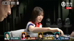 みんな大好き“まりさんぽ”この時間だけは全身はっきり 人気女流雀士の入場シーンに「まりしゃんかわええ」／麻雀・Mリーグ