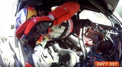 世界ラリー、勝田貴元が“またも”SS1でクラッシュ 車は軽傷もまさかの2戦連続デイリタイア