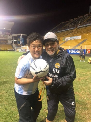 ディエゴ・加藤・マラドーナ、マラドーナ氏の訃報に悲痛な心境「感謝