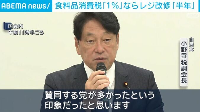自民党・小野寺税調会長