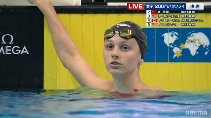15歳の天才スイマー・マッキントッシュの泳ぎに世界が驚嘆！「異次元」「人生何周目や」／世界水泳 1枚目