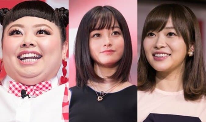 渡辺直美&橋本環奈&指原莉乃、豪華3ショットにファン歓喜「3人とも可愛い」 1枚目