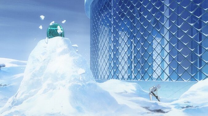 TVアニメ『宝石の国』冬の仕事をこなすフォス、流氷に話しかけられ…　第7話「冬眠」先行カット公開 2枚目