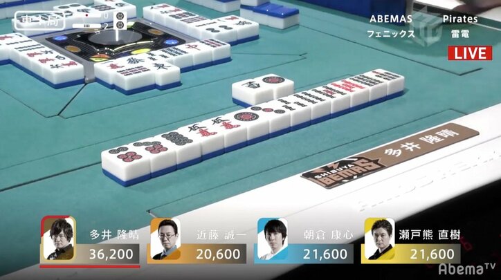 誰も多井を止められない! スキなし9連続連対に解説・内川プロも「パーフェクト」/麻雀・大和証券Mリーグ