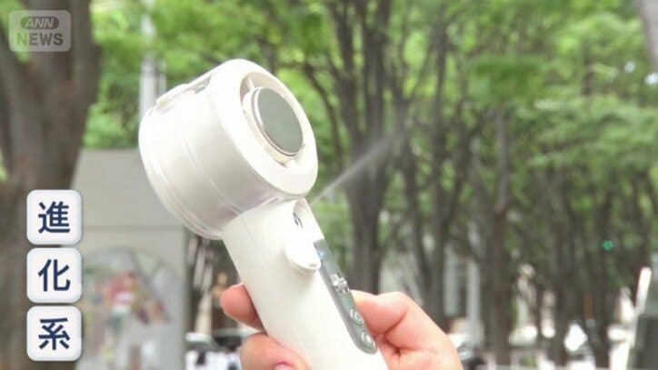 冷却プレートに、ミストも噴射