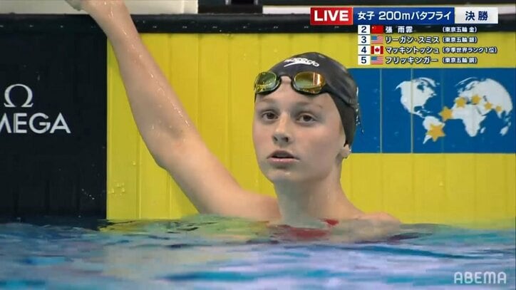 15歳の天才スイマー・マッキントッシュの泳ぎに世界が驚嘆！「異次元」「人生何周目や」／世界水泳