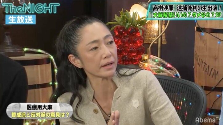 「医療大麻」は何が問題なのか、解禁の是非は? “賛成派”高樹沙耶、“反対派”フィフィらが激論