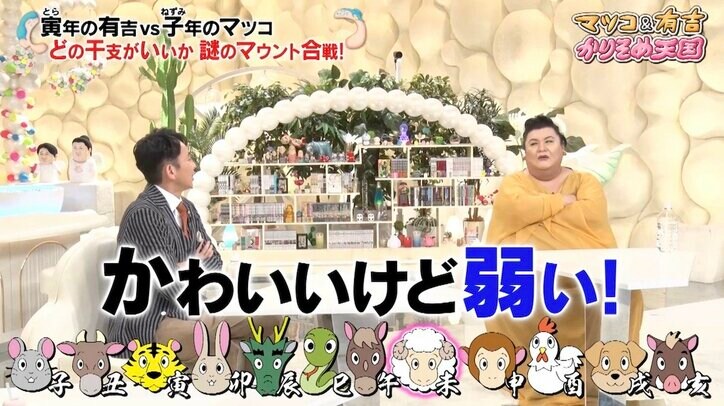 干支で1番最悪なのは? 有吉のマウントにマツコ「トラに言われると腹立つ!」