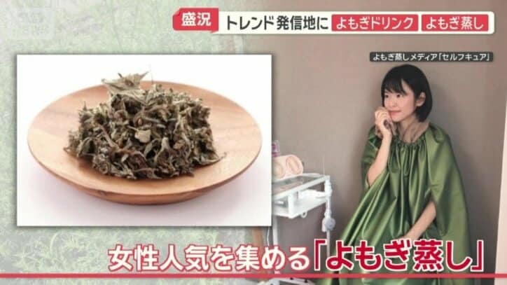 「よもぎ蒸し」
