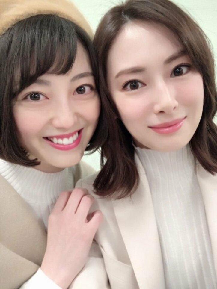 北川景子とドラマ共演し2ショットを公開「まためぐり逢えた」