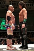 ジェイク・リーと藤田和之、3.2名古屋大会に向けバチバチの睨み合い！ いざ、注目のシングル初対決へ