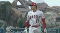 大谷翔平は見逃し三振でため息