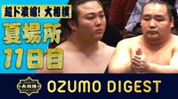 2019年 大相撲五月場所 - 大相撲ダイジェスト - <大相撲ダイジェスト 夏場所 11日目>横綱大関全員敗れる大波乱!全幕内一挙 | 動画視聴は【Abemaビデオ(AbemaTV)】