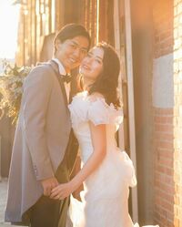 「可愛すぎて、ため息が出る」岩間恵＆友永真也の頬を寄せ合うウェディングフォトに称賛の声