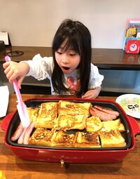 みきママ『杏ちゃんに朝ごはんを作ってもらいました～！！』