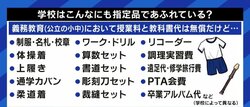 制服や体操服、リコーダー…書道用と書初め用も別？義務教育=無償のはずなのに多額の負担 『隠れ教育費』の著者「児童手当の活用を」