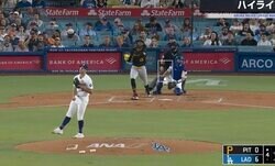 もはや暴力！ “大谷超えの怪物”の低弾道”高速ライナー弾”がヤバすぎる「打球音がおかしい」 打球速度197キロ男にド軍投手もドン引き