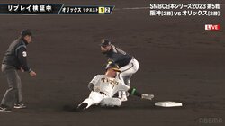 “若月アロー”&ゴンザレスの神タッチ炸裂の瞬間！リクエストで判定覆り大山三振→森下盗塁死の三振ゲッツー完成