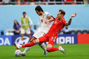 偉大なるイランのエースが存在感を遺憾なく発揮　ケガから復帰して今大会初先発したストライカー