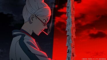 呪いの力オカルン　ターボババア　正能市オカルティック鬼ごっこ　計8枚　ダンダダン 写真・画像】モモとオカルンがターボババアと壮絶鬼ごっこ