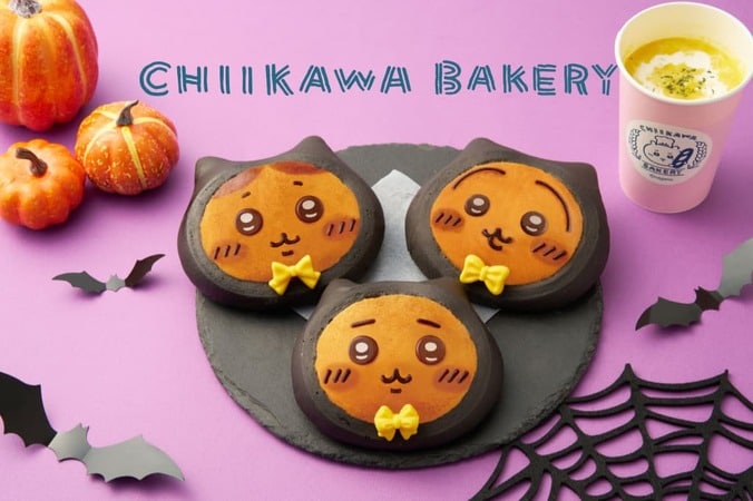 「くろねこちいちゃんかわいい」とファン歓喜！「ちいかわベーカリー」秋限定の黒猫パンが10月2日登場 2枚目