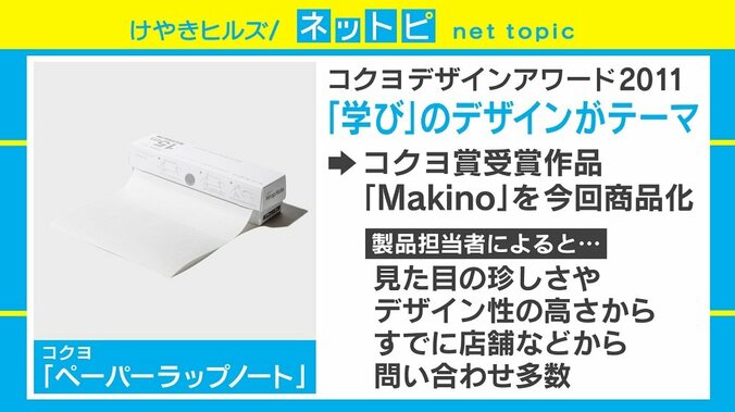 ラップのように“引き出す”ノート誕生、すでに多数の問い合わせも 2枚目