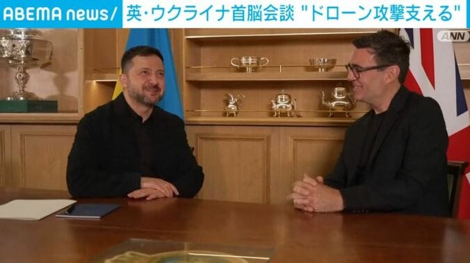 バーナム首相とゼレンスキー大統領