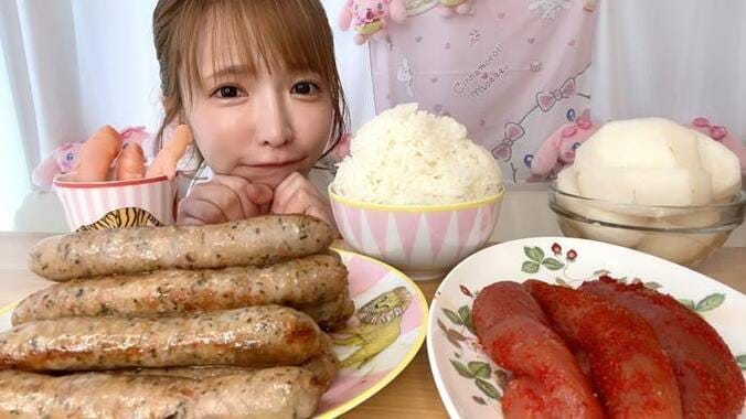  もえあず『コストコ』品を使った朝食を公開「肉汁で美味しかった」  1枚目