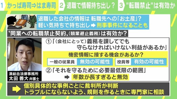 前職の情報は転職先への“お土産”？ 「かっぱ寿司」社長の競合データ不正取得疑惑に弁護士「予防策が極めて重要」 4枚目