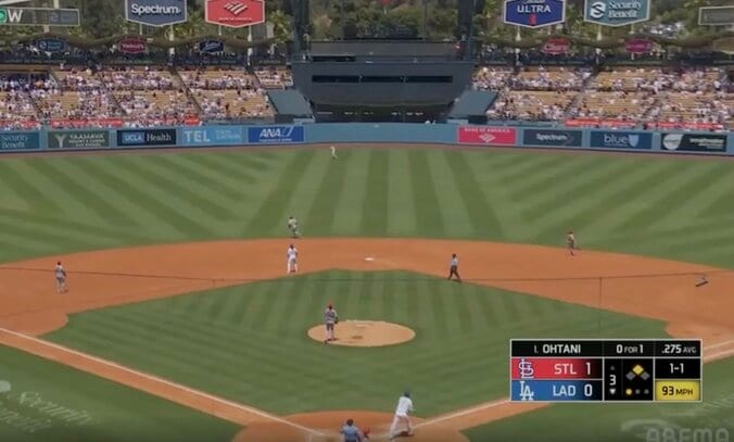 【写真・画像】もうワケわからん！大谷翔平の足で“まさかの展開”「行けちゃうんだ？」解説者ドン引き… 笑うしかないスピードで“爆速到達”　1枚目